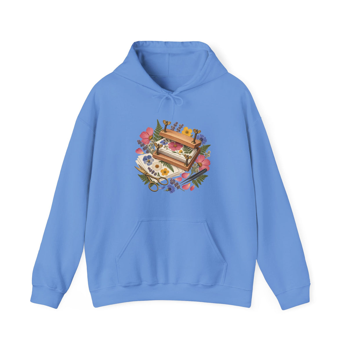 Botanical Flower Press Workshop Hoodie