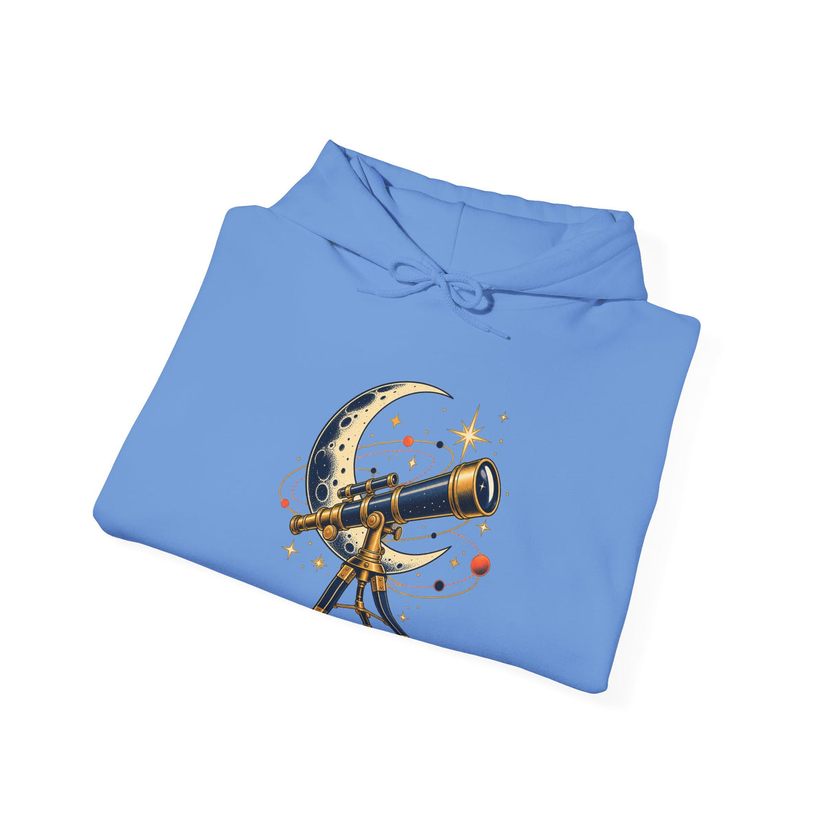 Vintage Telescope Celestial Astronomy Hoodie