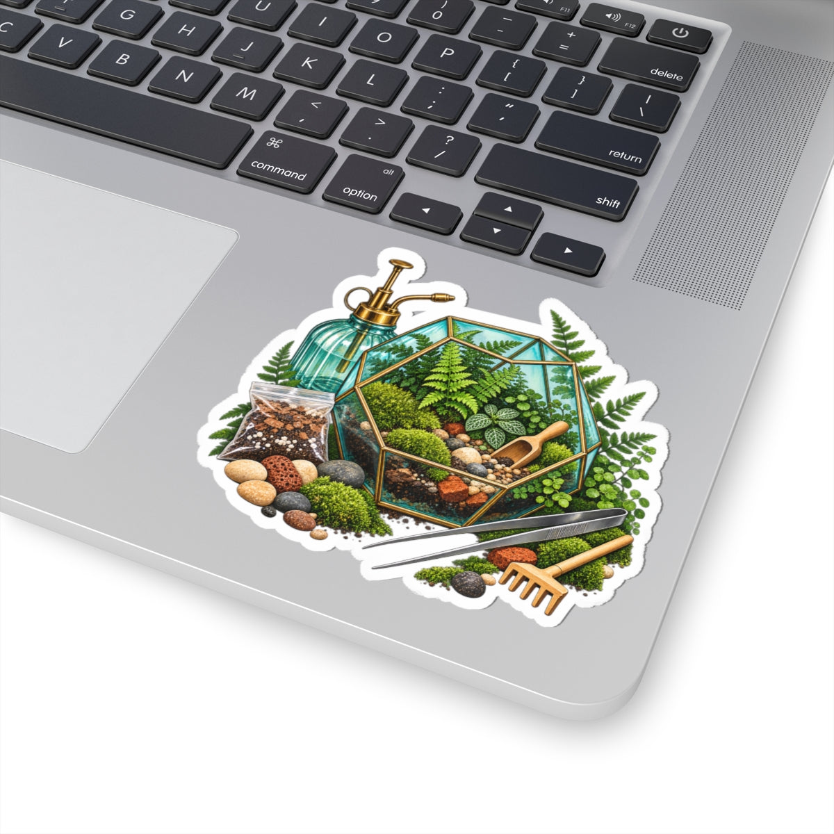 Fern Terrarium Building Workshop Sticker