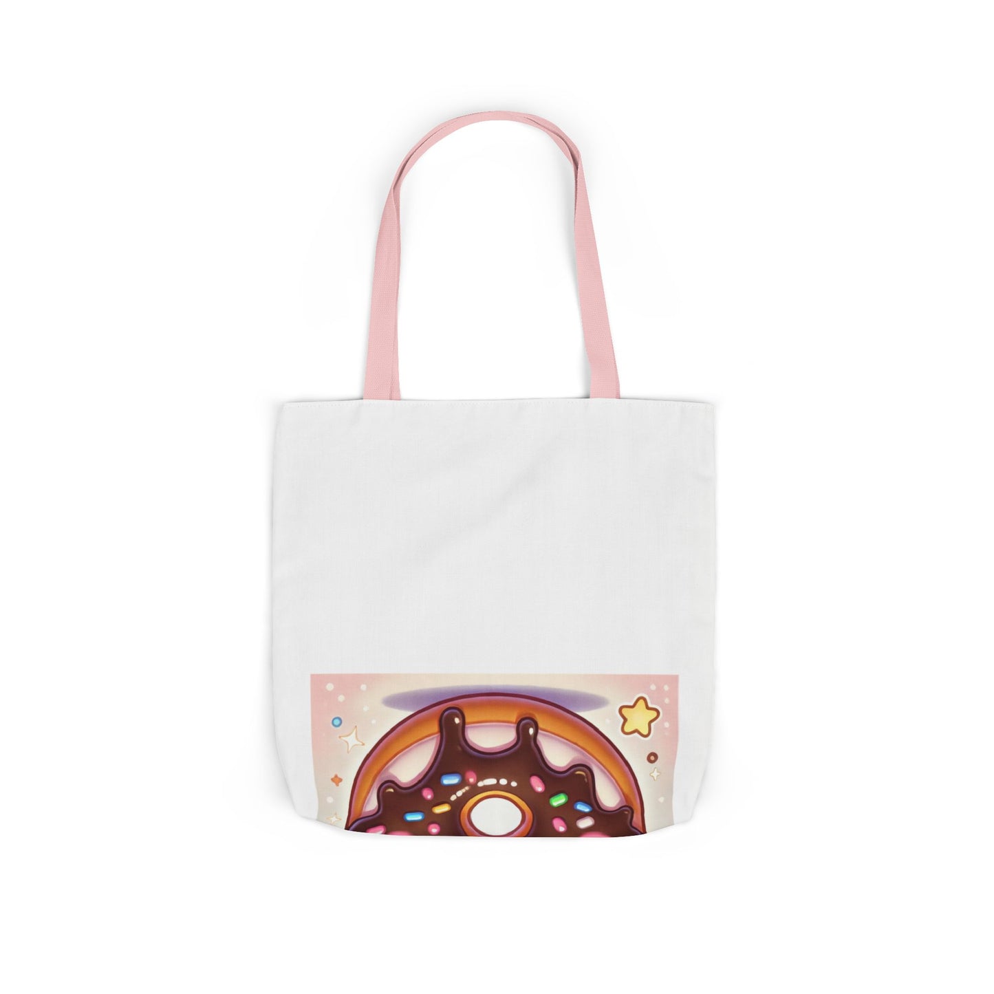 Kawaii Chocolate Donut Cute Dessert Art Tote Bag