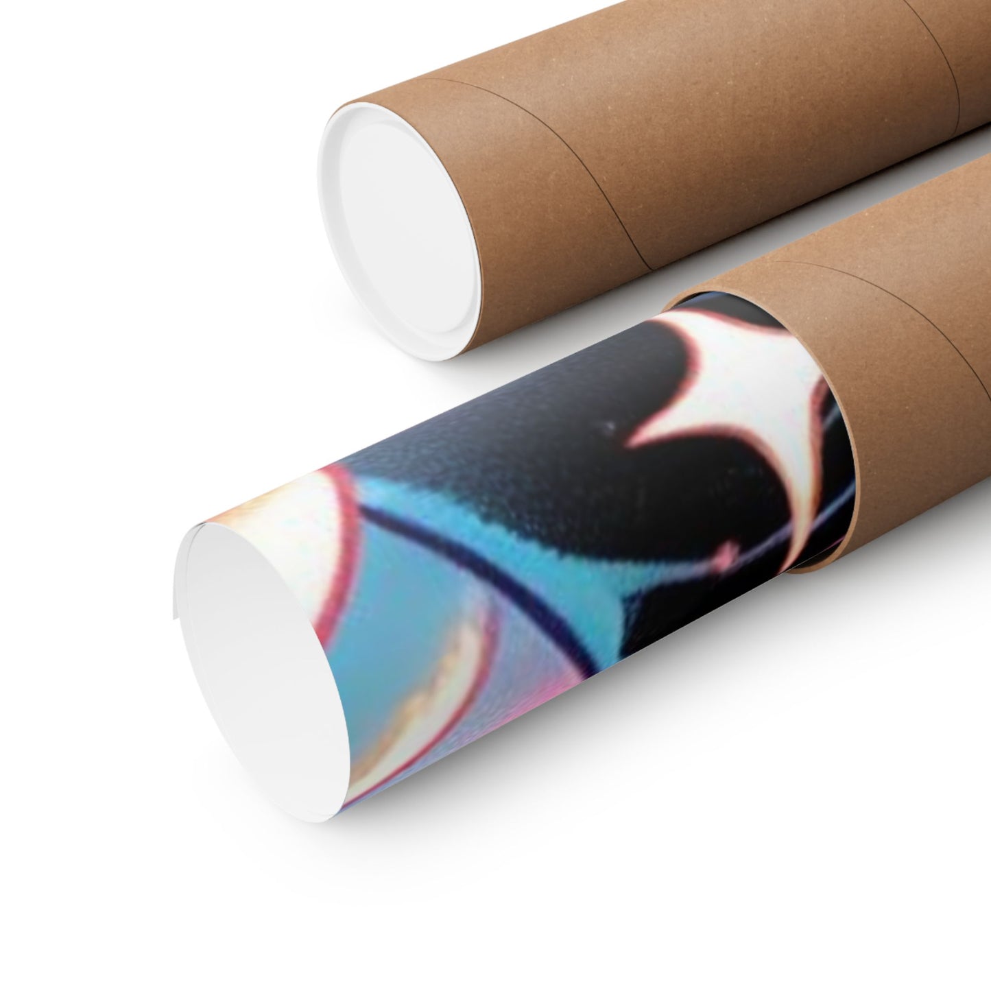 Cute Grim Reaper Ice Cream Pastel Novelty Poster