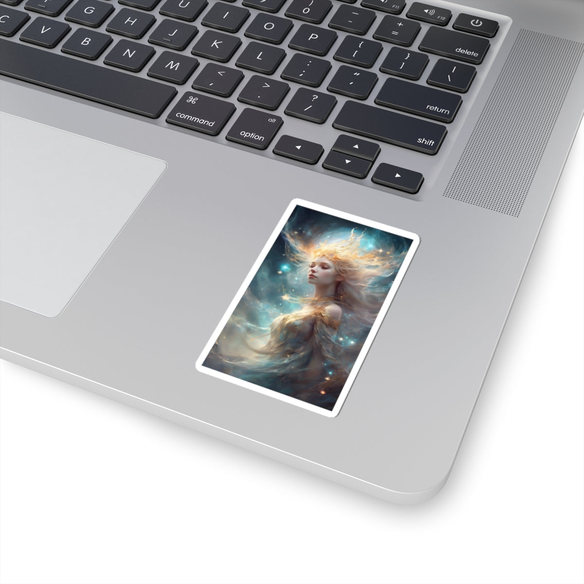 Solar Celestial Spirit Fantasy Portrait Sticker