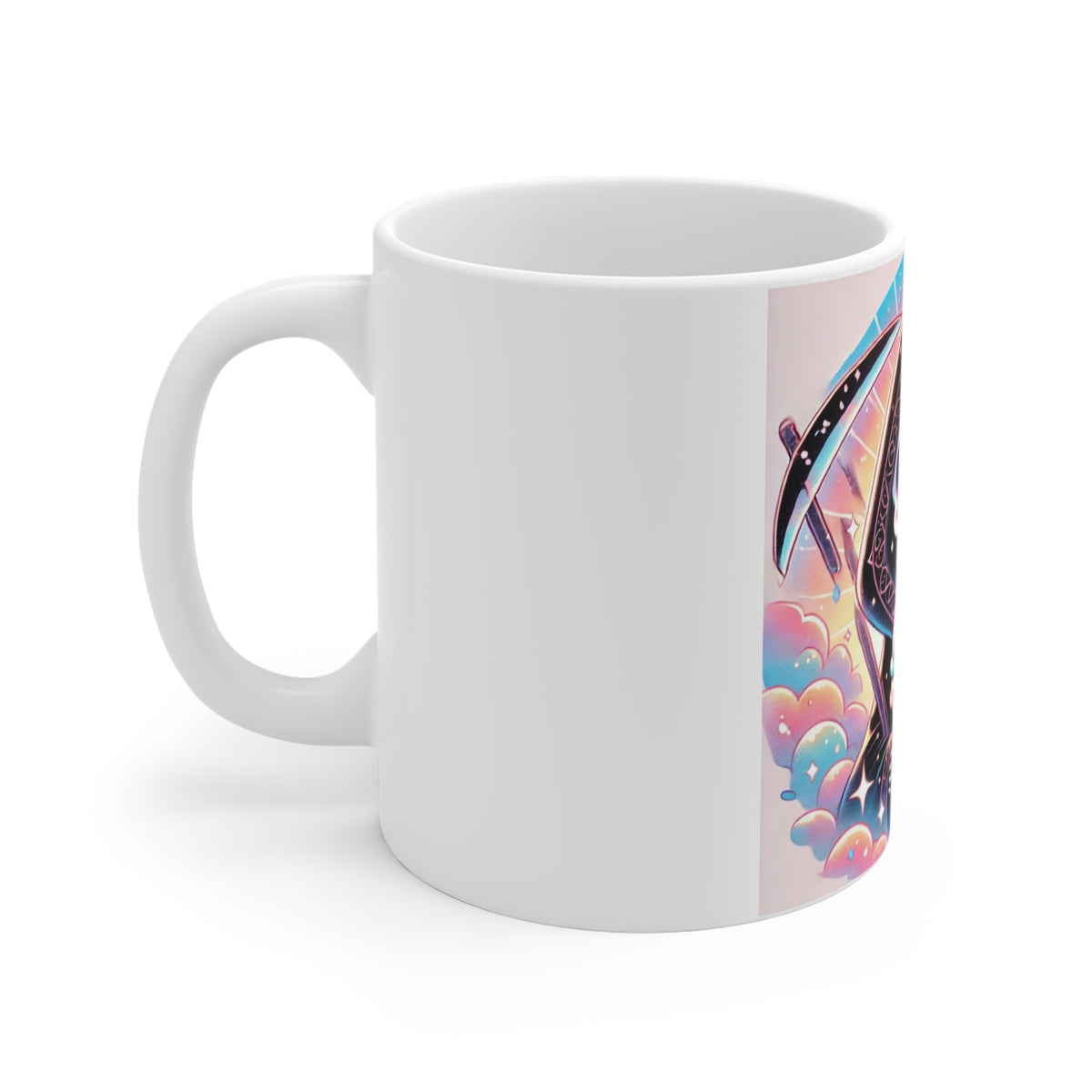 Pastel Grim Reaper Ice Cream Cute Gothic Coffee Mug