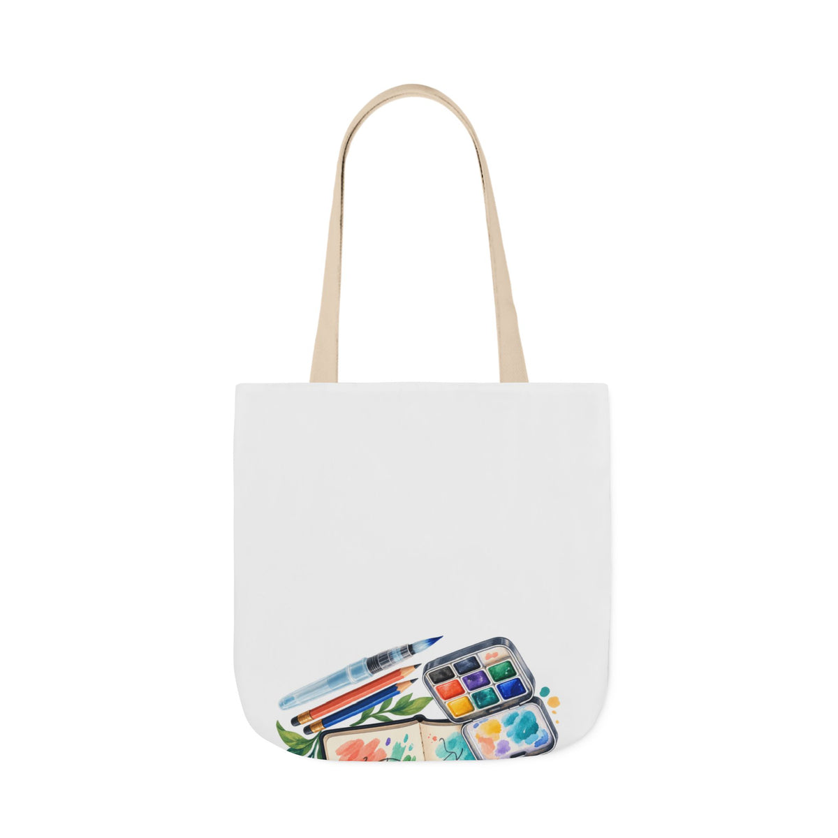 Colorful Urban Sketching Travel Kit Tote Bag