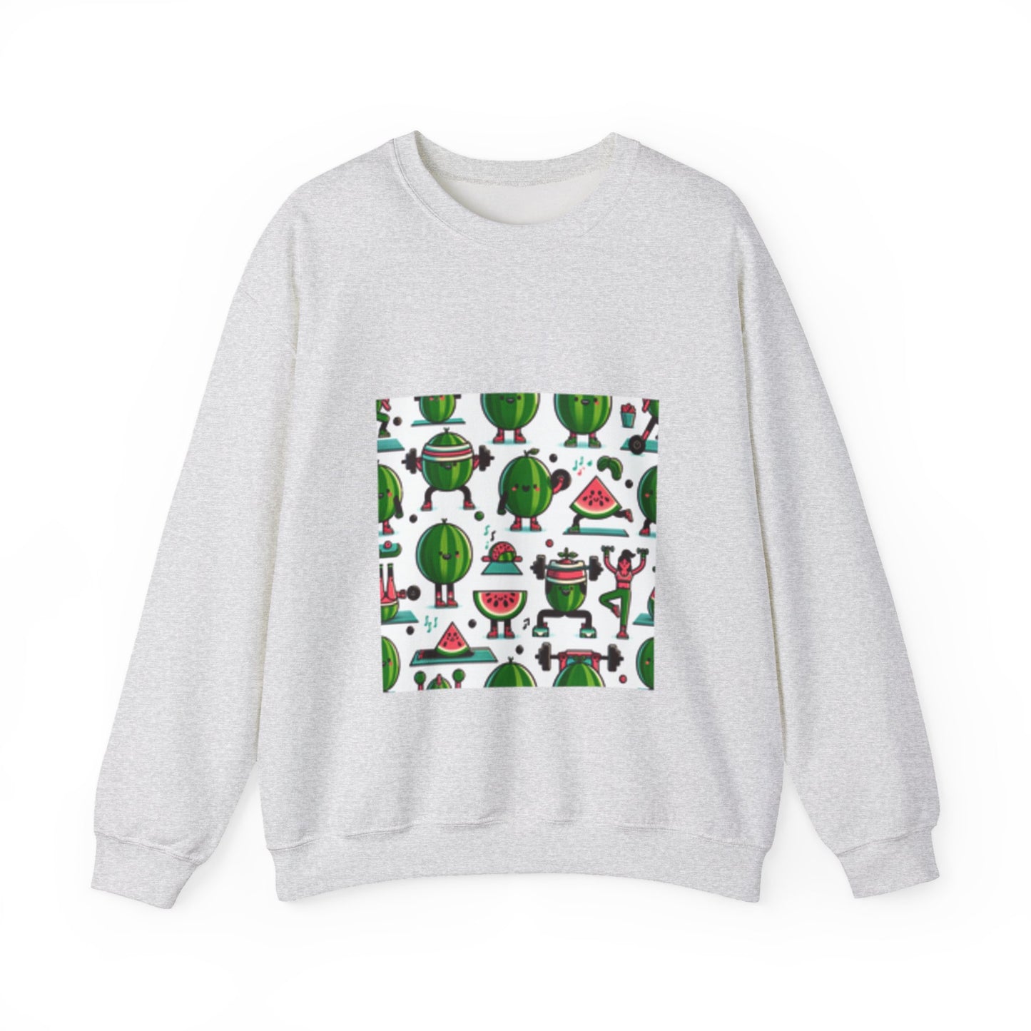 Watermelon Workout Club Cute Food Fitness Sweatshirt