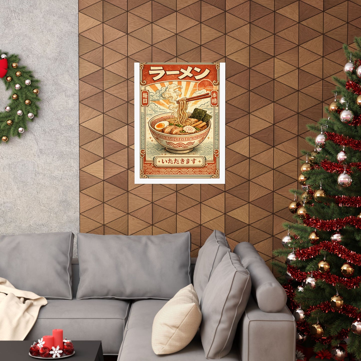 Vintage Ramen Bowl Japanese Food Art Poster