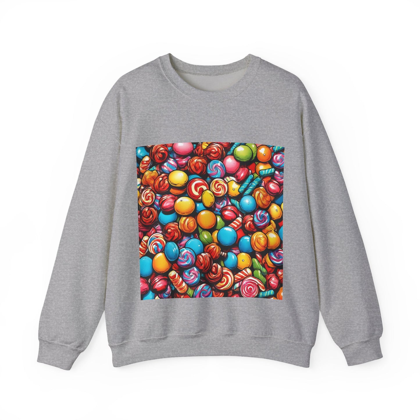 Colorful Candy Pattern Sweets Gift Art Sweatshirt