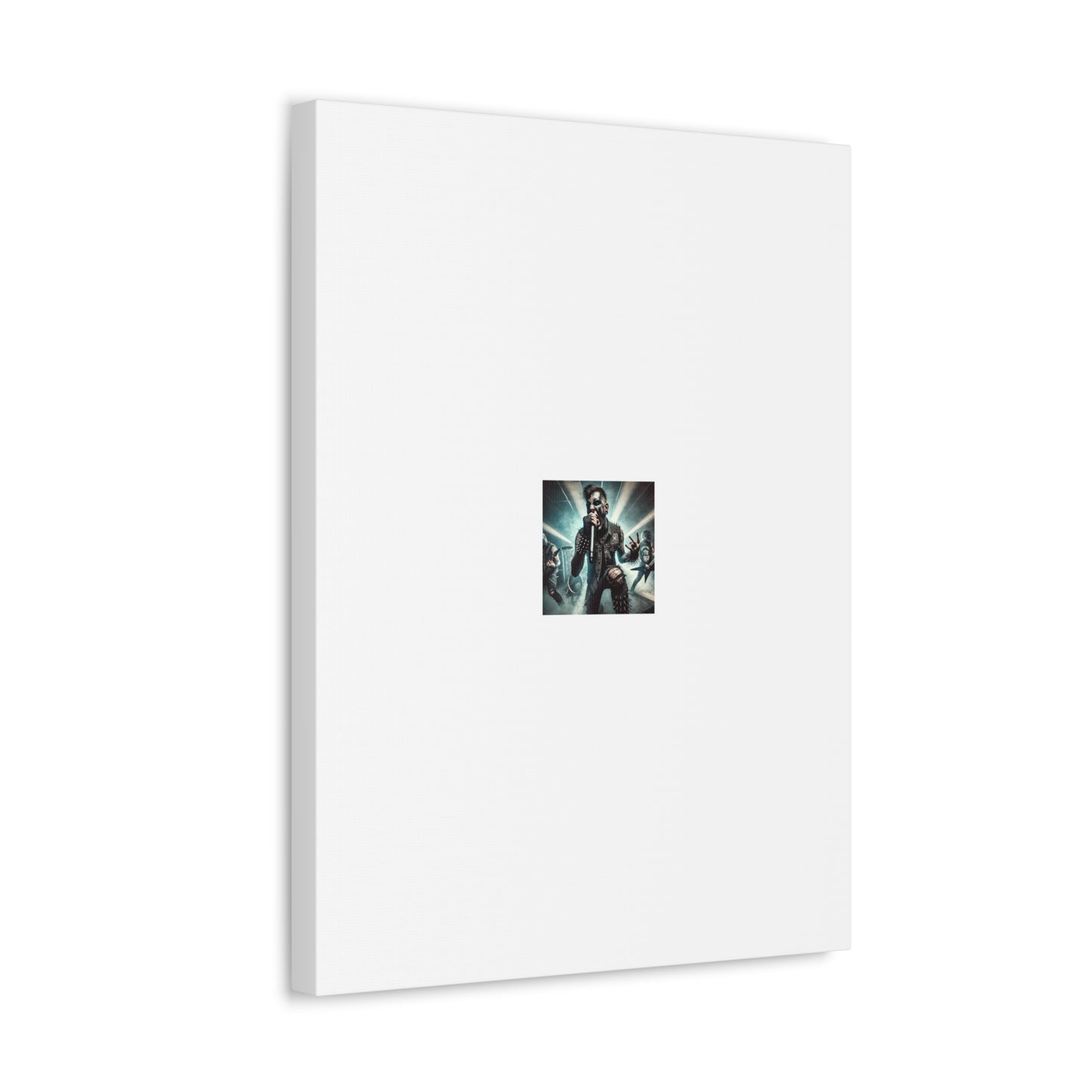 Punk Rock Vocalist Stage Energy Music Room Canvas Art