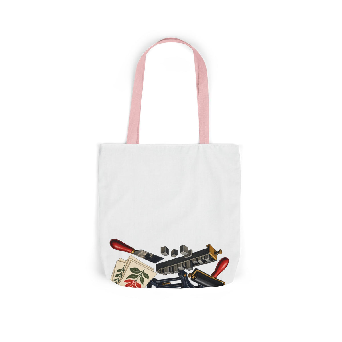 Botanical Letterpress Printshop Tote Bag