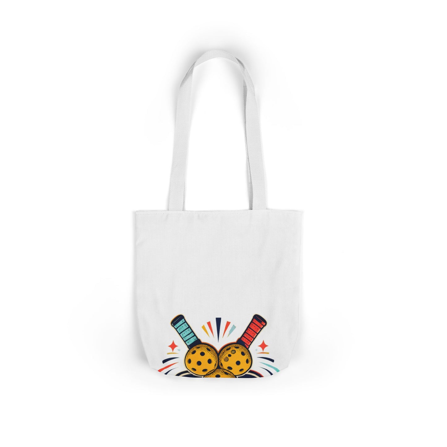 Retro Pickleball Paddles Recreational Sports Tote Bag