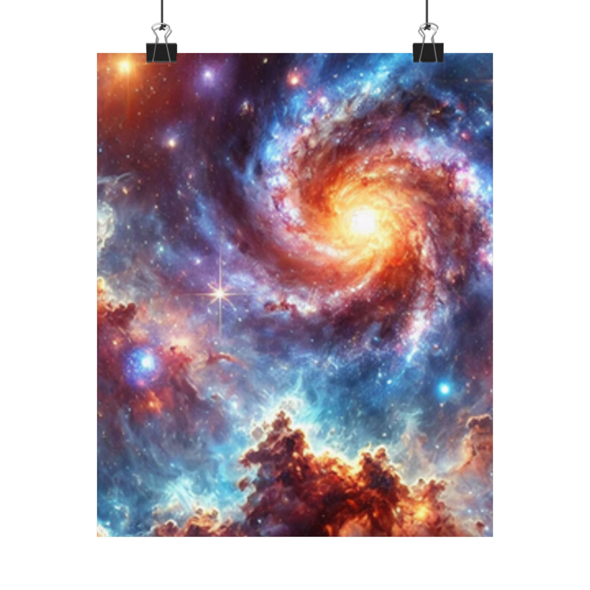 Galaxy Nebula Dreamscape Abstract Space Poster Wall Art Decor