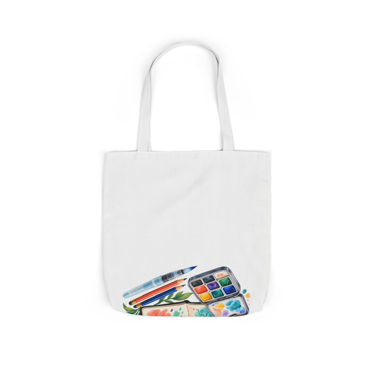 Colorful Urban Sketching Travel Kit Tote Bag