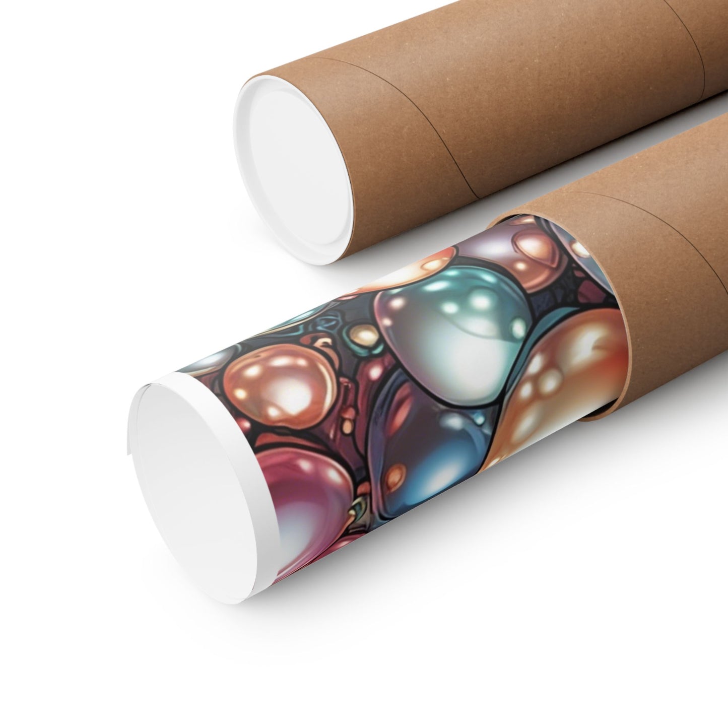 Glossy Orb Marble Abstract Gift Art Poster