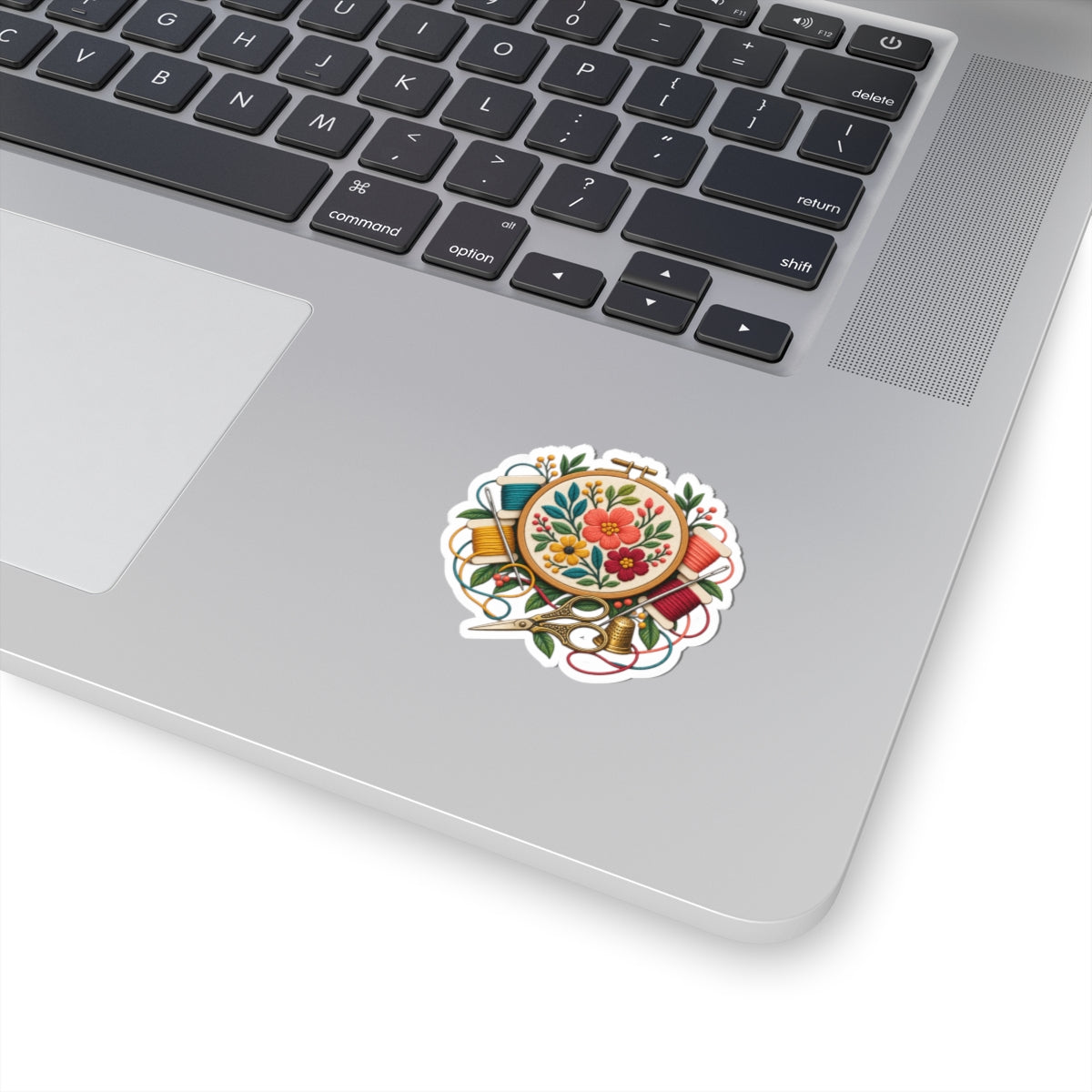 Botanical Embroidery Workshop Sticker