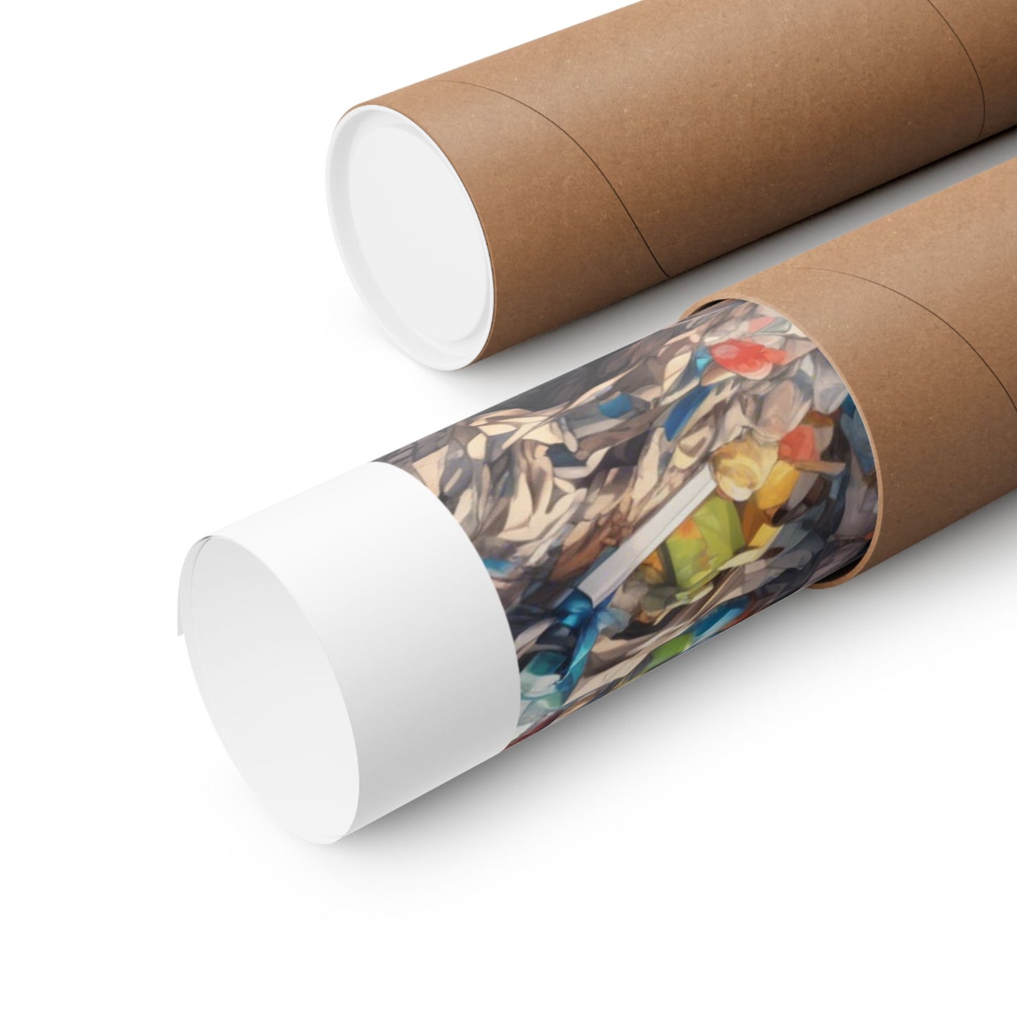 Recycling Rescue Anime Heroine Eco Street Art Poster