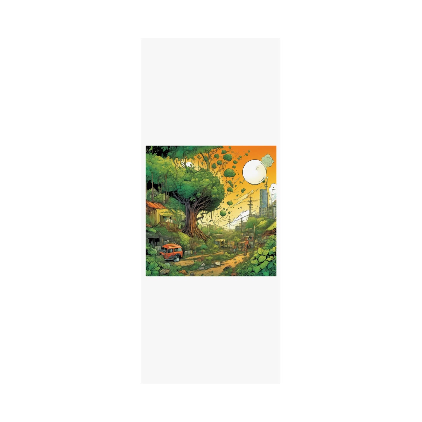 Cottage Road Landscape Nature Gift Art Poster