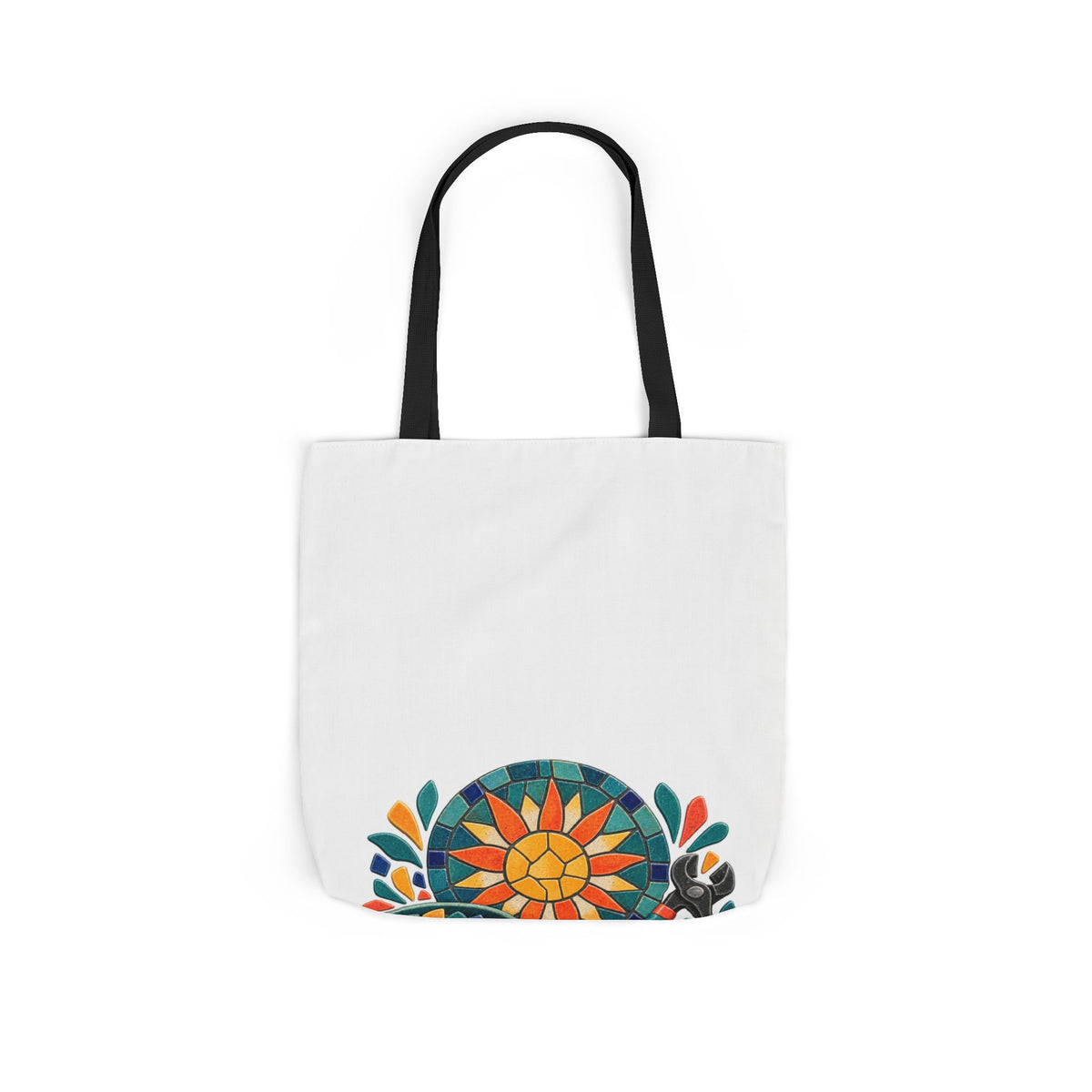 Sunburst Mosaic Making Workshop Tote Bag