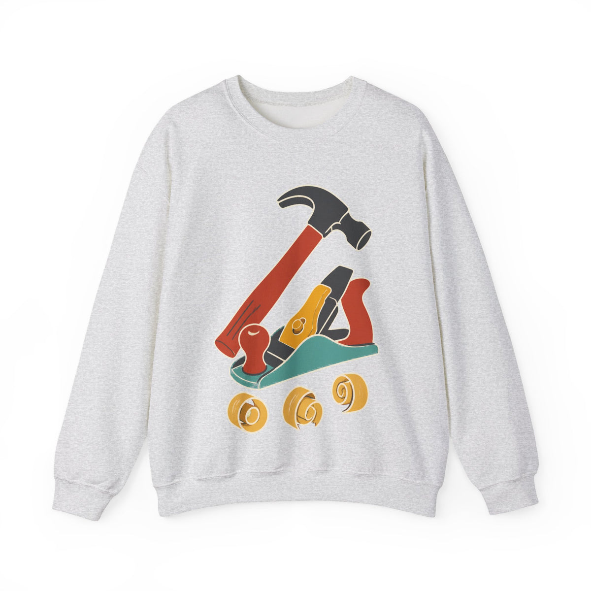 Carpenter Hammer Hand Plane Woodworking Sweatshirt