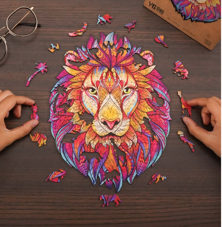 DIY Wooden Animal Shaped Puzzle – Unique Gift for Christmas