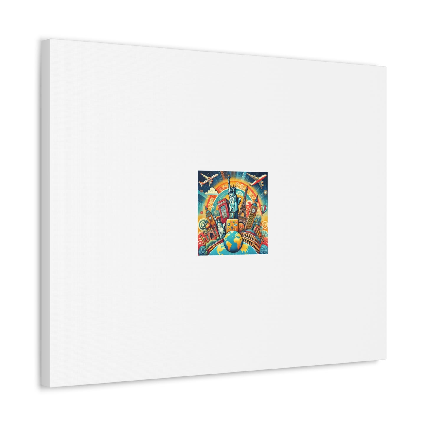 Global Landmark Adventure Collage Gallery Travel Canvas Art