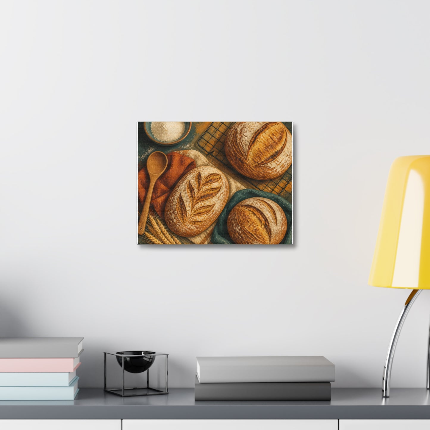 Artisan Bread Baking Still Life Canvas Art