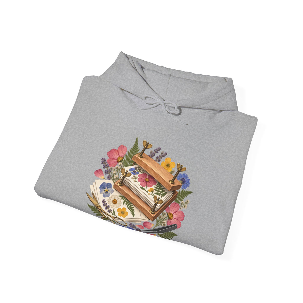 Botanical Flower Press Workshop Hoodie