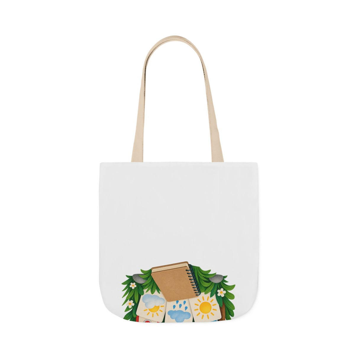 Colorful Backyard Weather Watching Kit Tote Bag