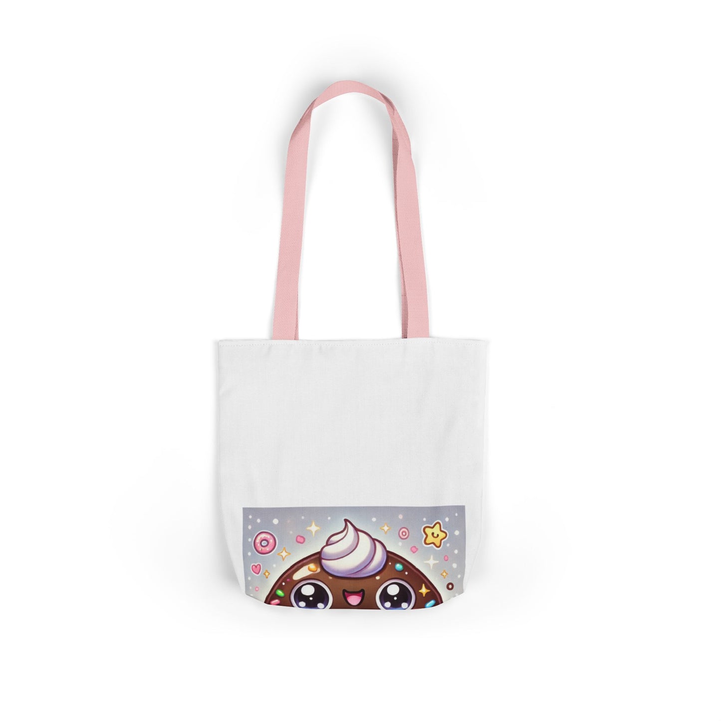 Kawaii Chocolate Donut Cute Dessert Art Tote Bag