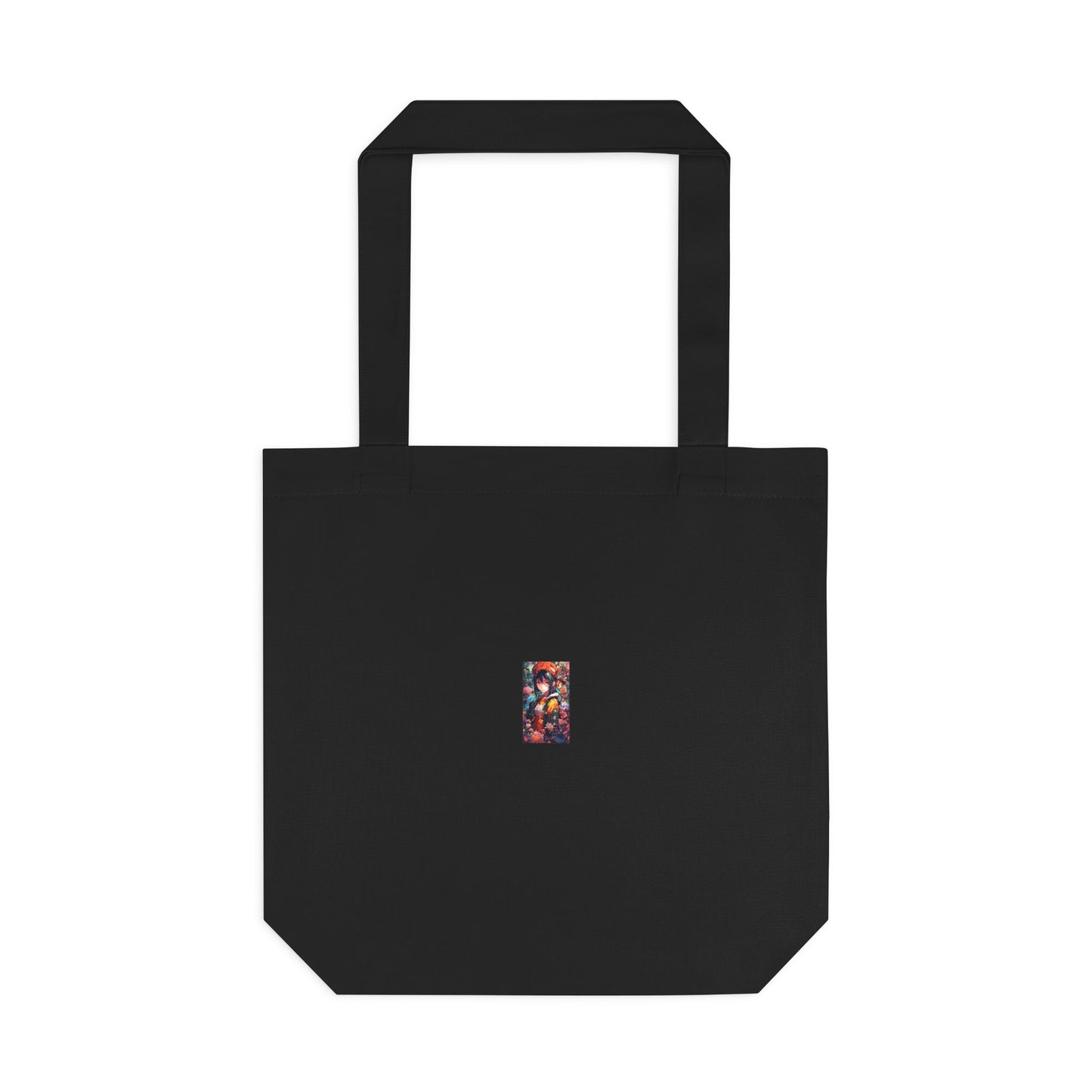 Anime Floral Forest Heroine Portrait Flower Tote Bag