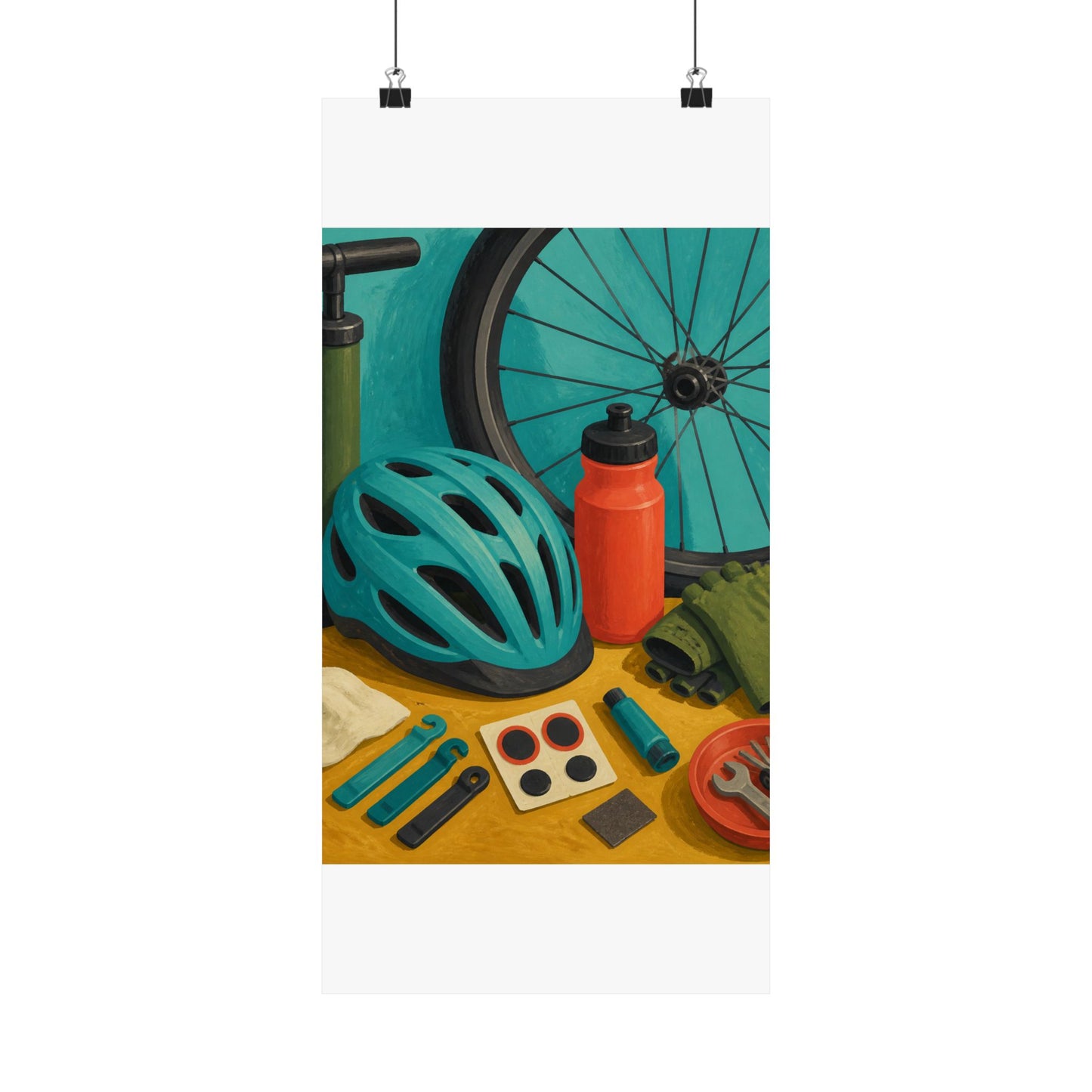 Everyday Bicycle Workshop Art Poster