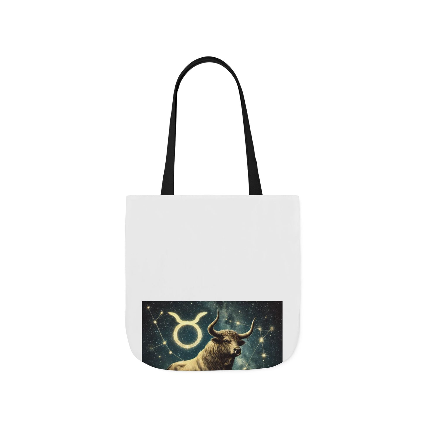 Taurus Bull Constellation Celestial Canvas Tote Bag