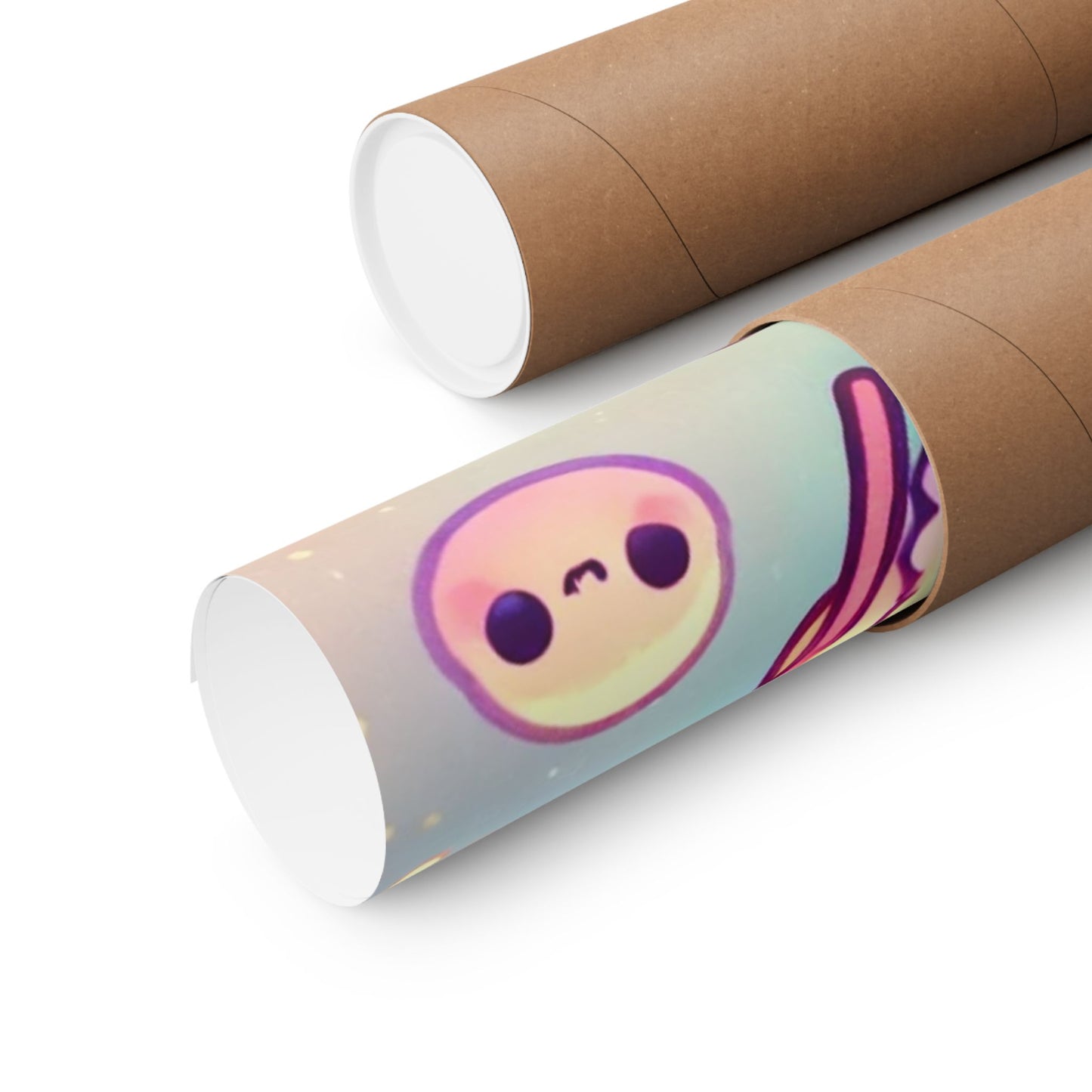 Kawaii Moon Wand Pastel Fantasy Wall Art Poster