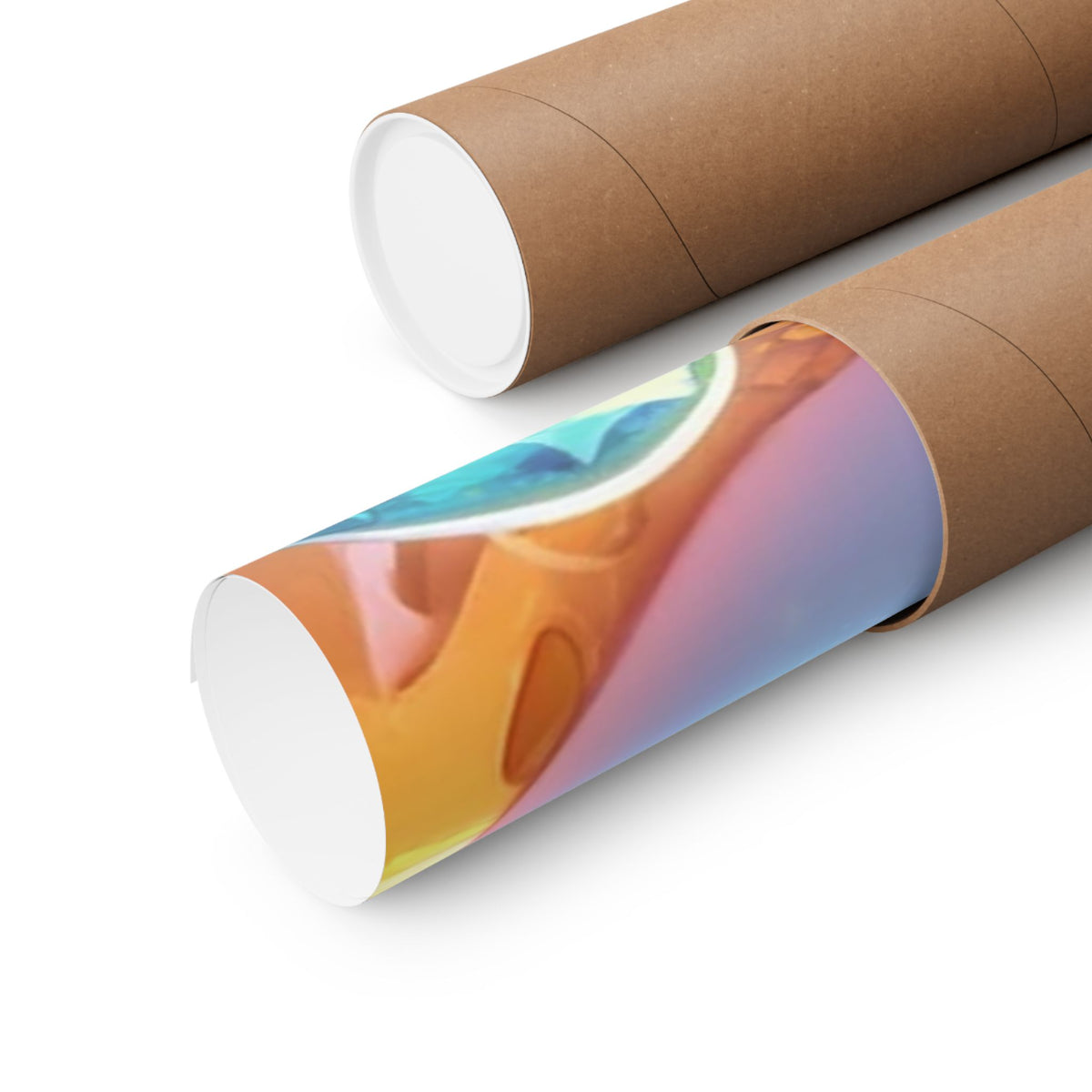 Pastel Treasure Dragon Kawaii Fantasy Wall Art Poster