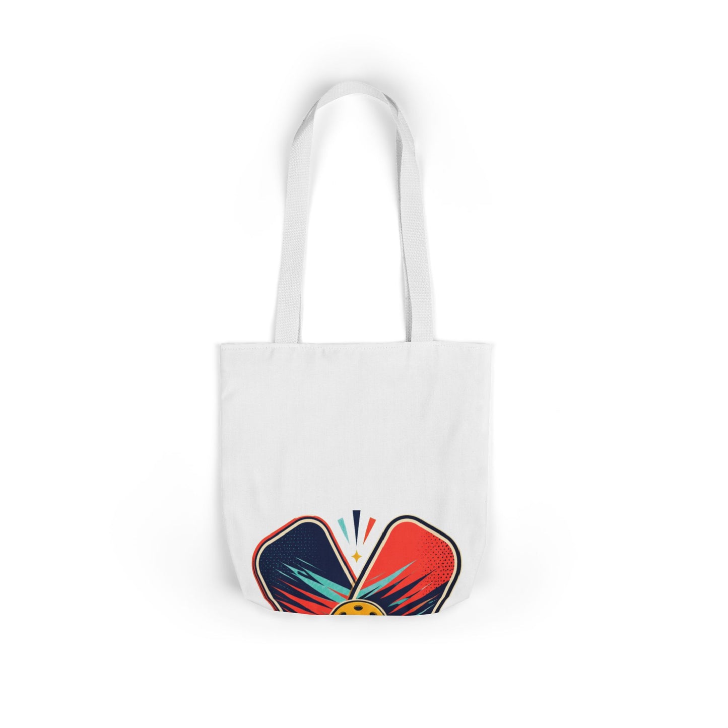 Retro Pickleball Paddles Recreational Sports Tote Bag