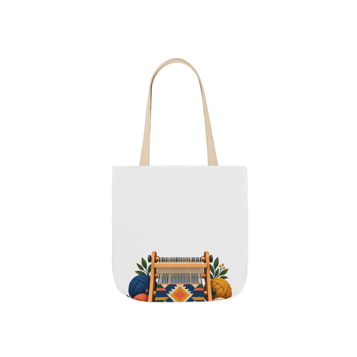 Geometric Hand Weaving Workshop Tote Bag