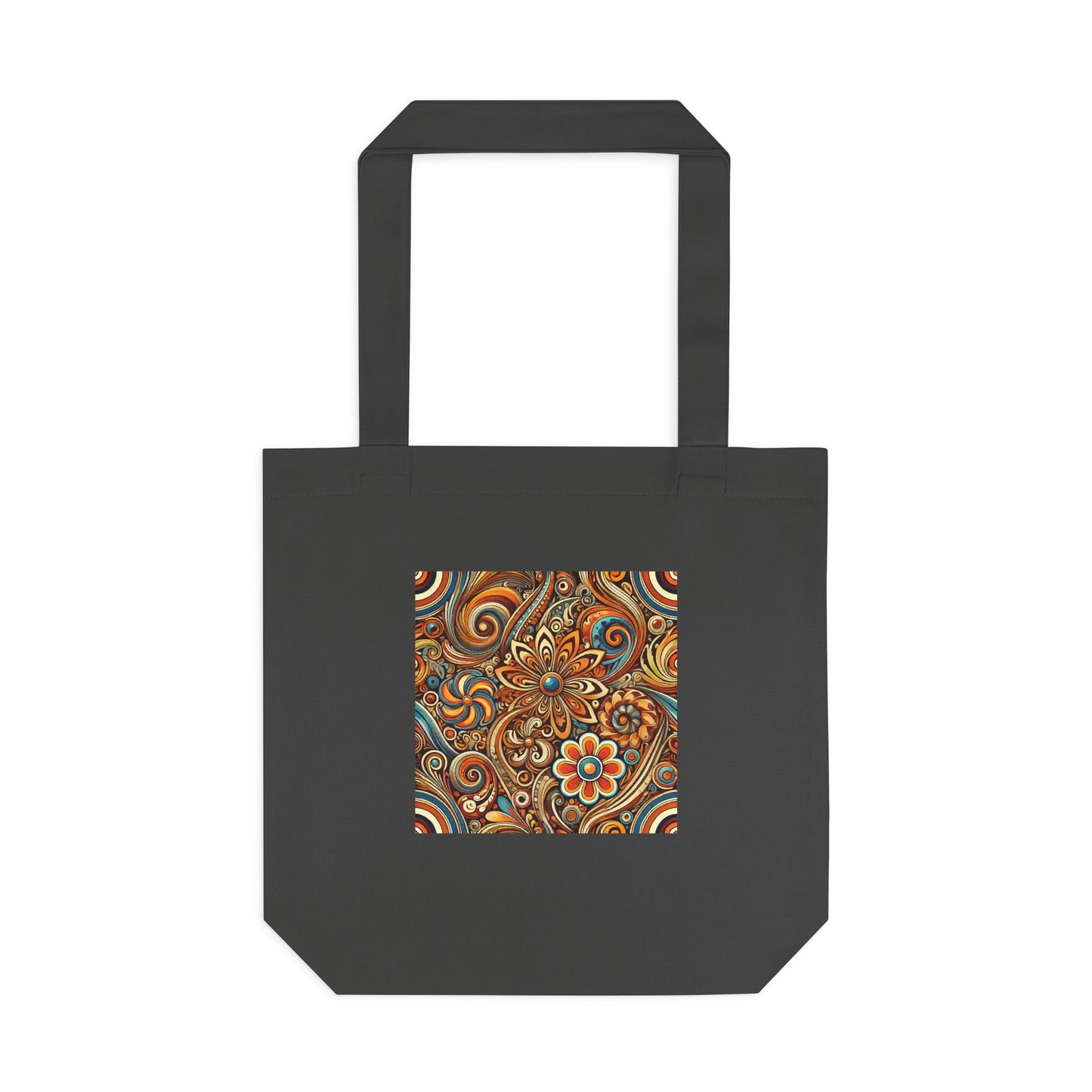 Ornate Abstract Floral Paisley Pattern Tote Bag