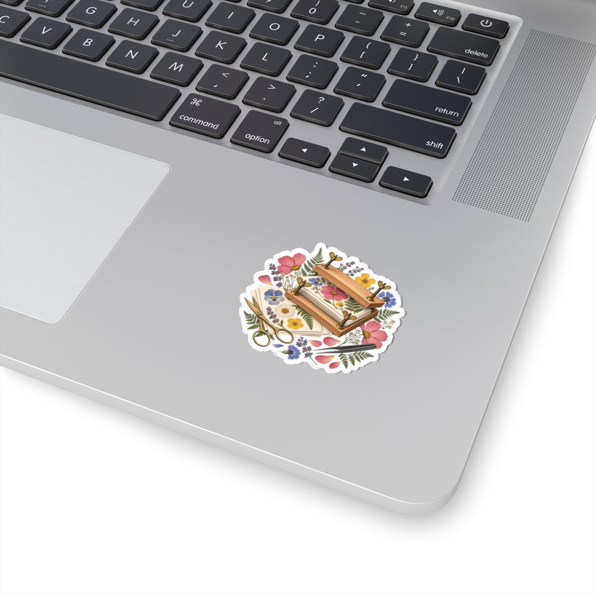 Botanical Flower Press Workshop Sticker