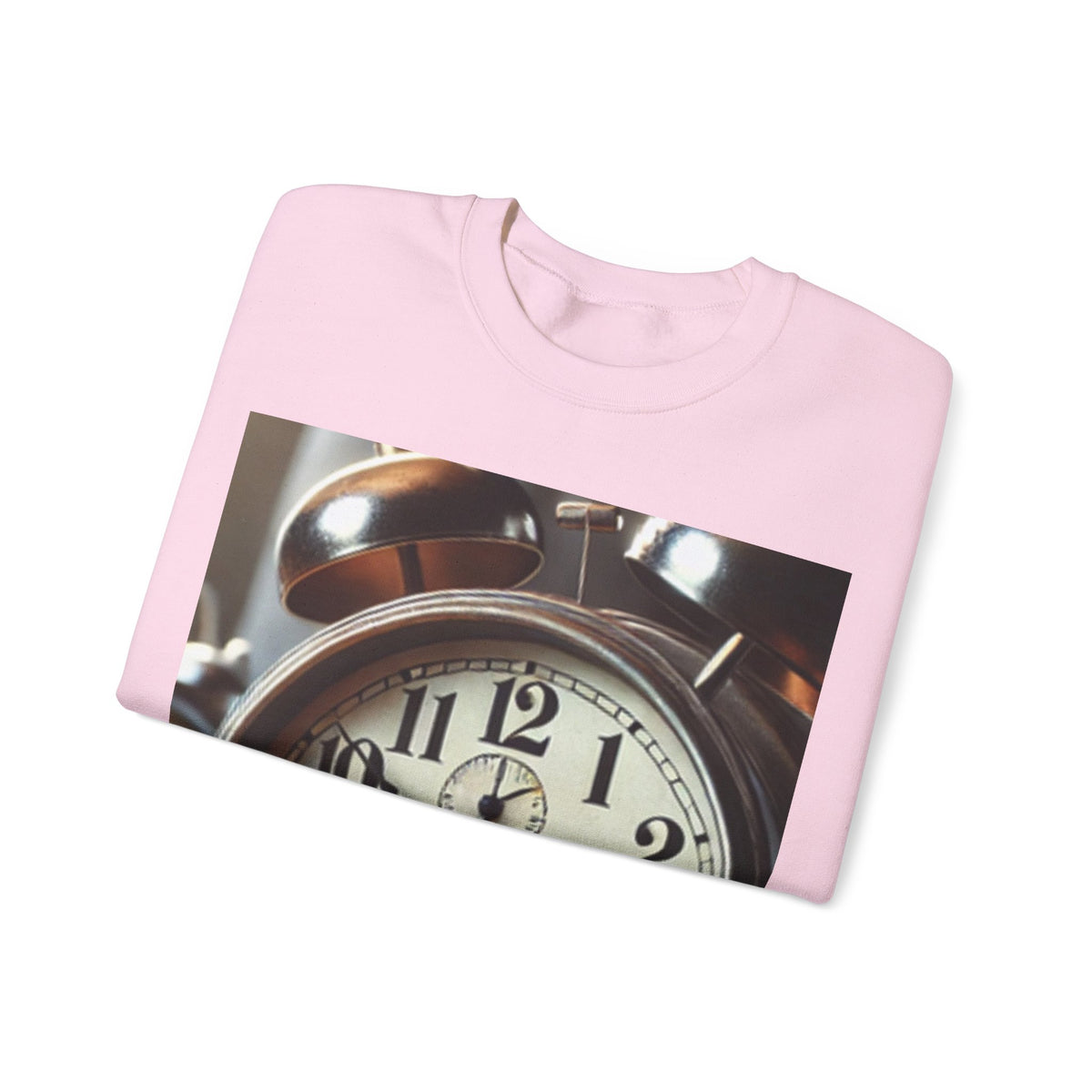 Vintage Alarm Clock Morning Routine Soft Sweatshirt