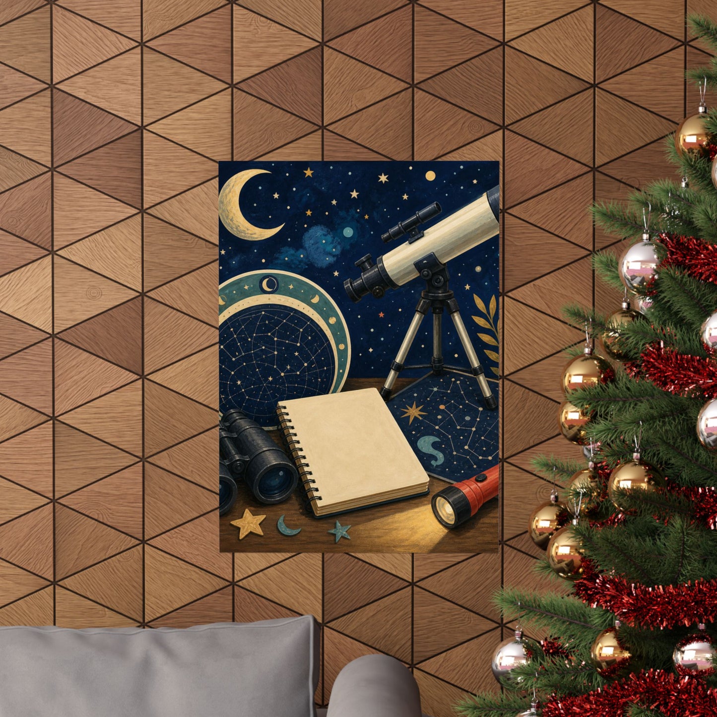 Classic Stargazing Astronomy Hobby Poster