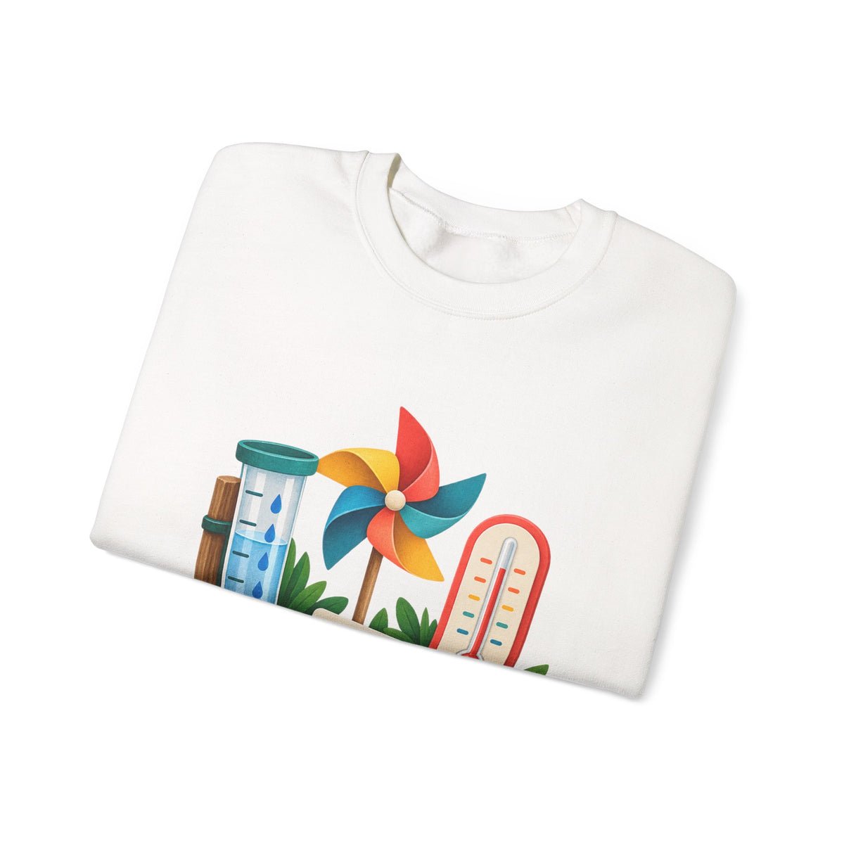 Colorful Backyard Weather Watching Kit Sweatshirt