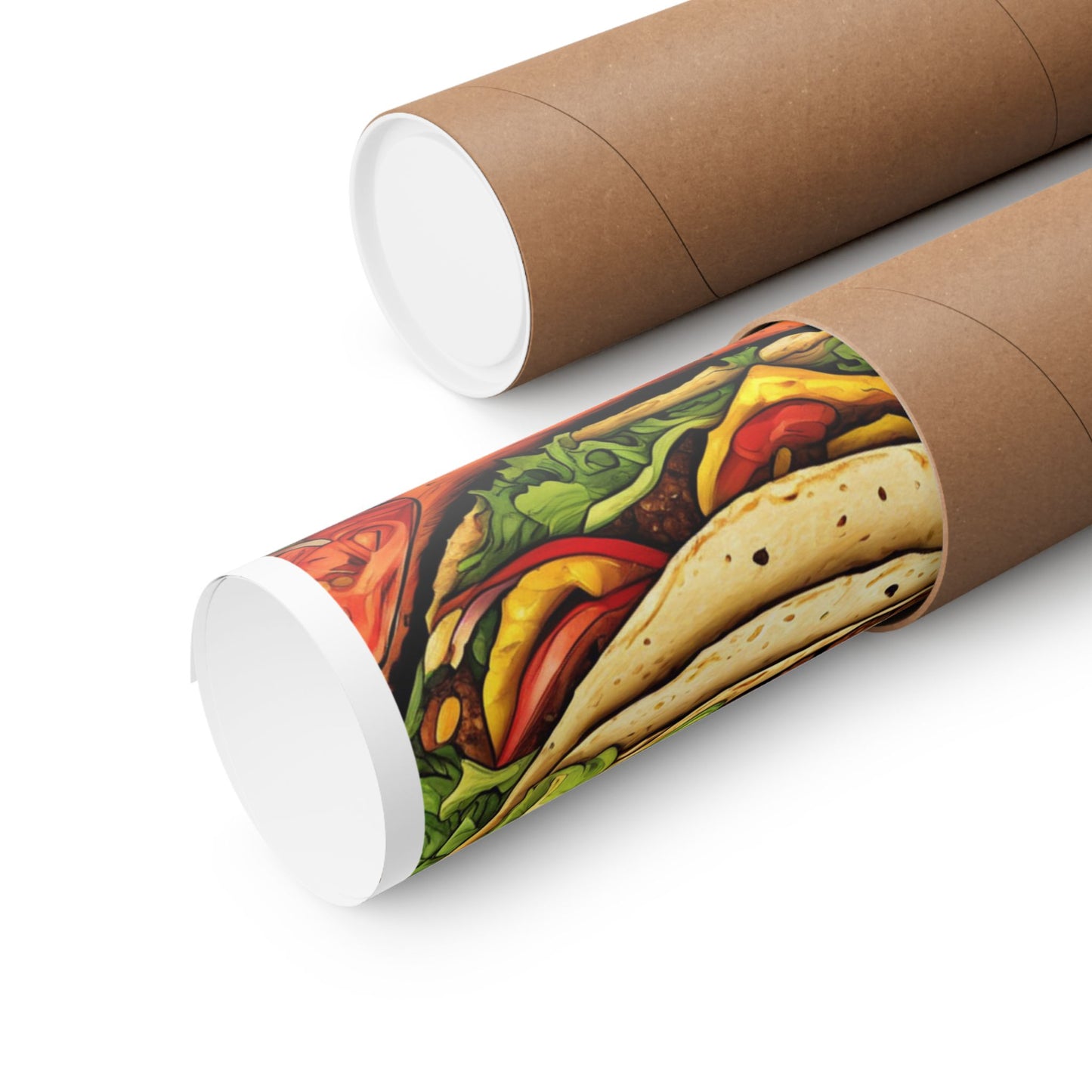 Stacked Taco Fiesta Foodie Gift Art Poster