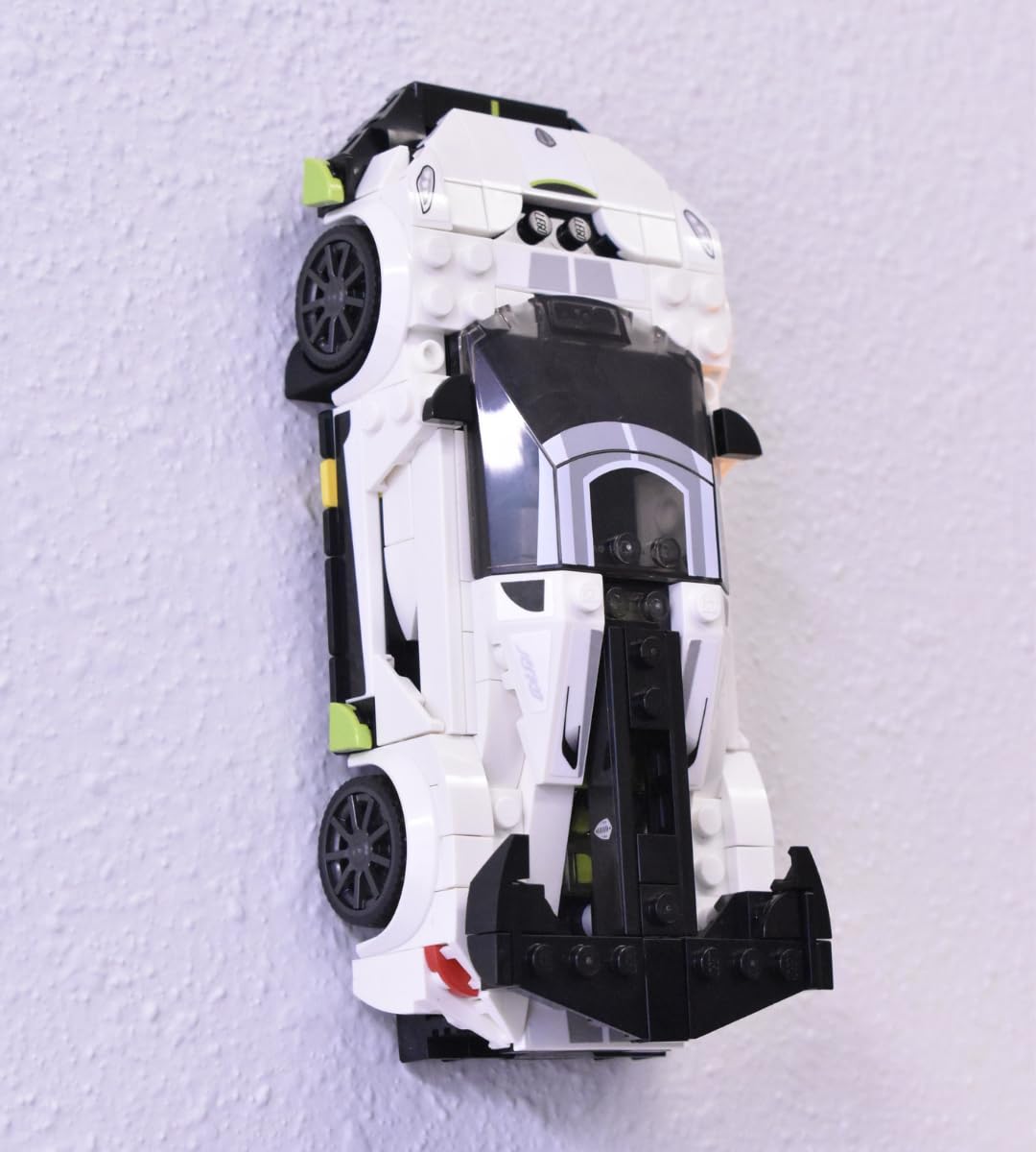 Collectible Car Display Wall Mount | Low Profile Design Compatible with Lego Car Models | Display Cars by Wheels on Wall | Made in USA