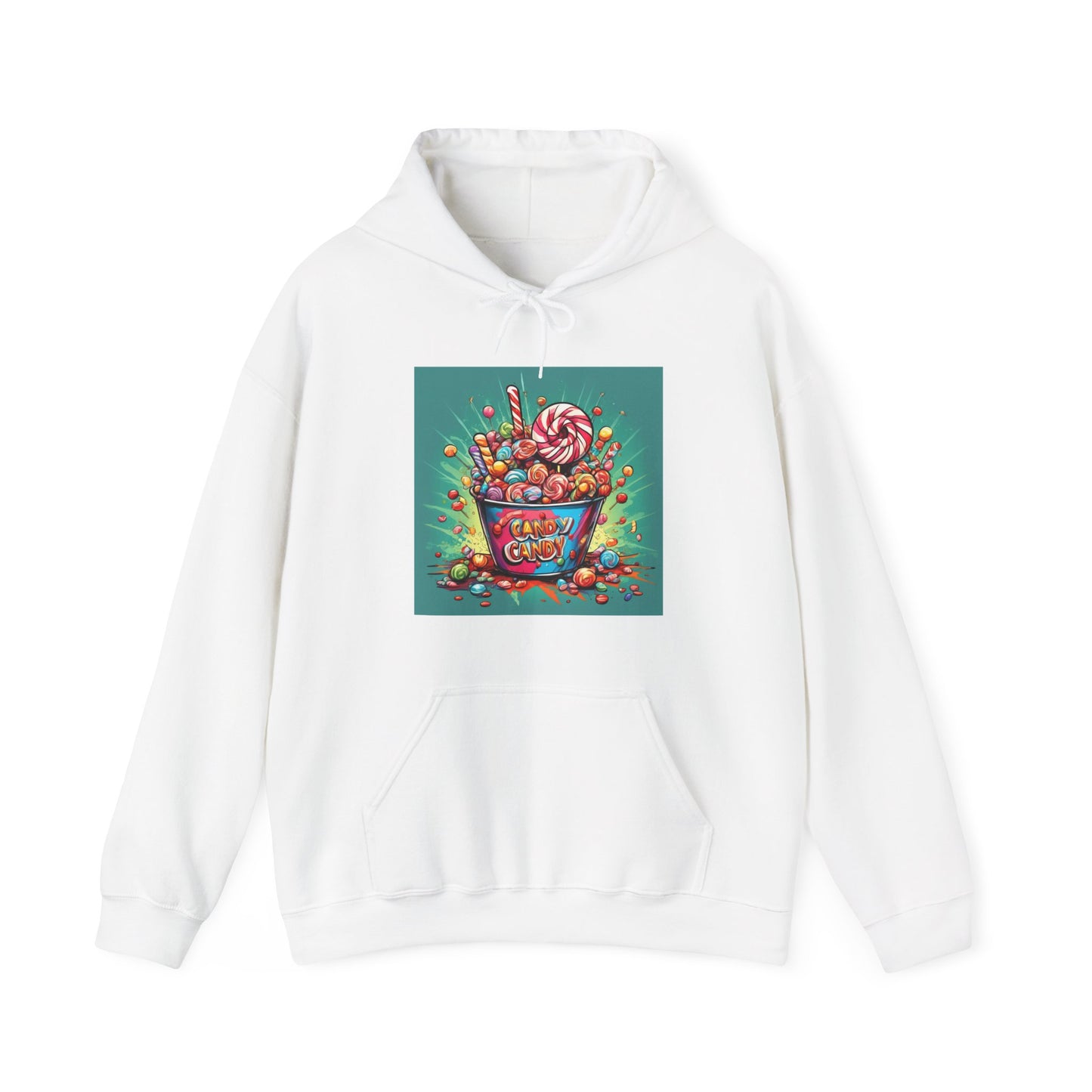 Holiday Candy Bucket Sweets Gift Art Hoodie
