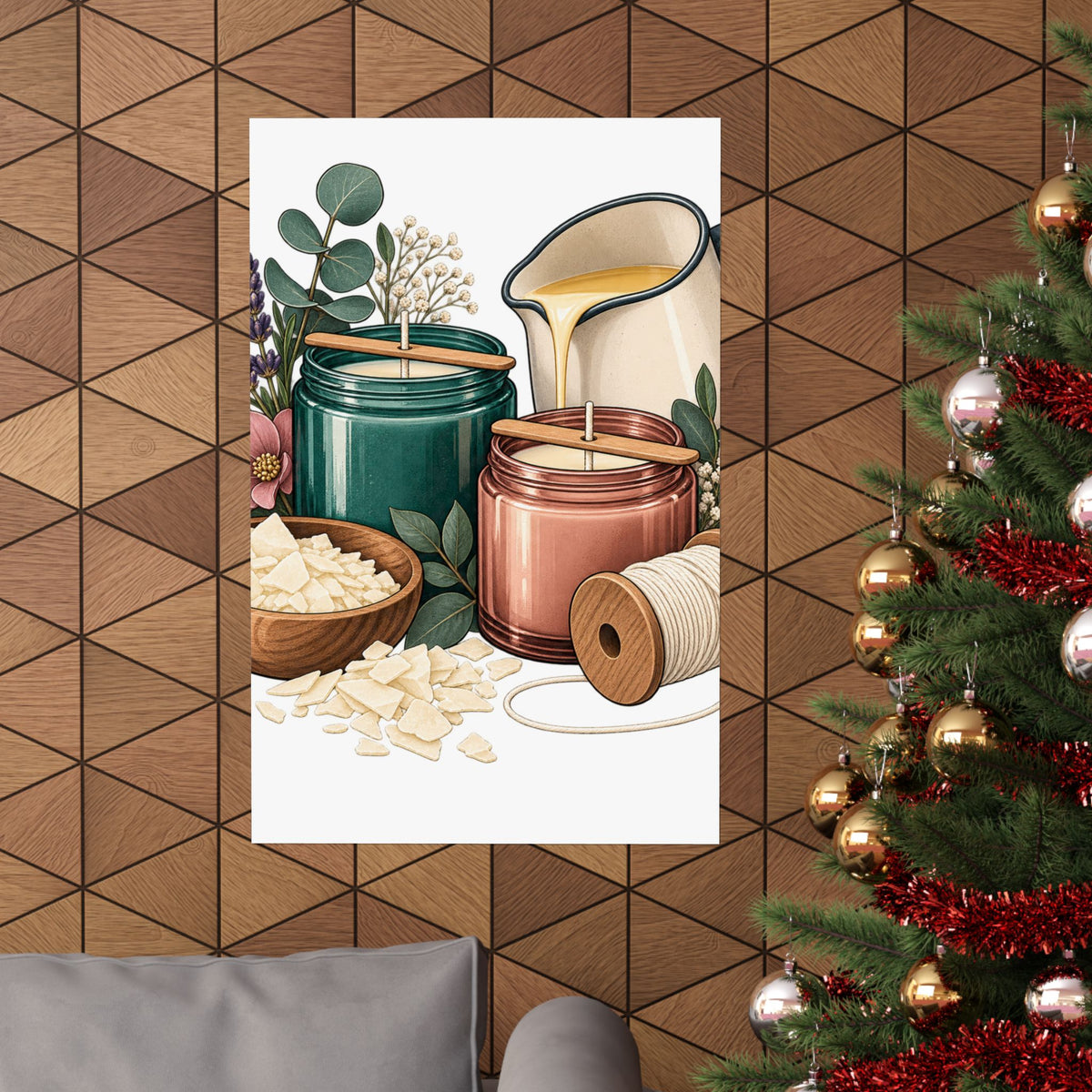 Artisan Candle Making Workshop Poster