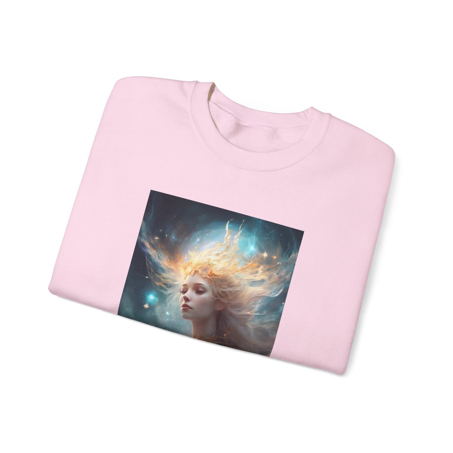 Solar Celestial Spirit Fantasy Portrait Sweatshirt