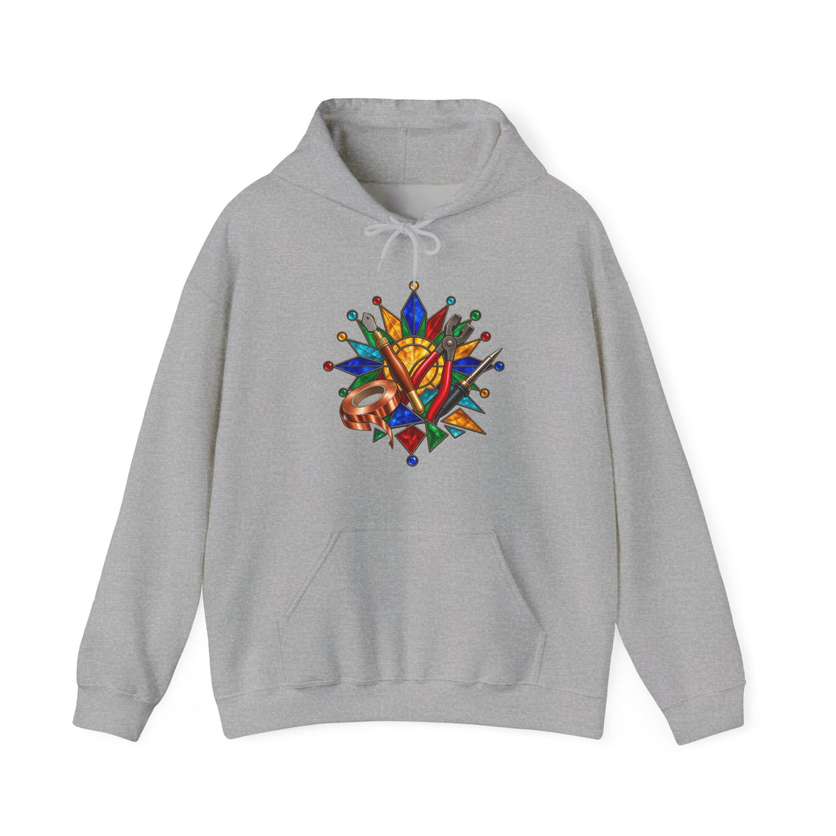 Stained Glass Workshop Tools Hoodie