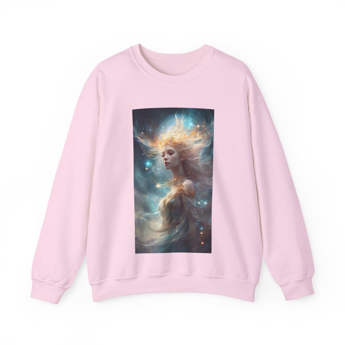 Solar Celestial Spirit Fantasy Portrait Sweatshirt