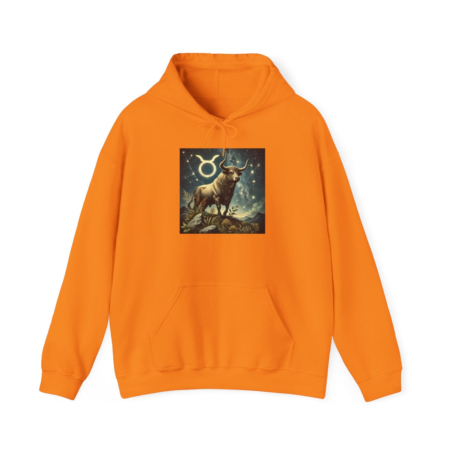 Taurus Zodiac Sign Unisex Hooded Sweatshirt - Cozy Heavy Blend™ Hoodie with Stylish Astrological Design - Great Gift Idea!
