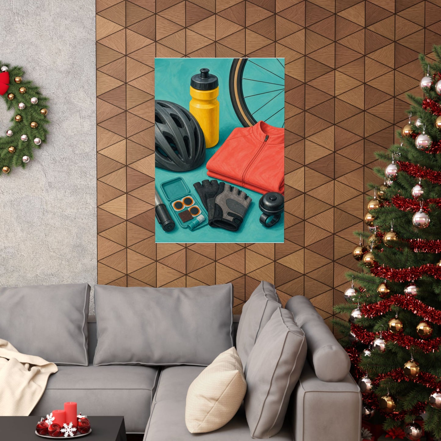 Colorful Cycling Gear Hobby Poster