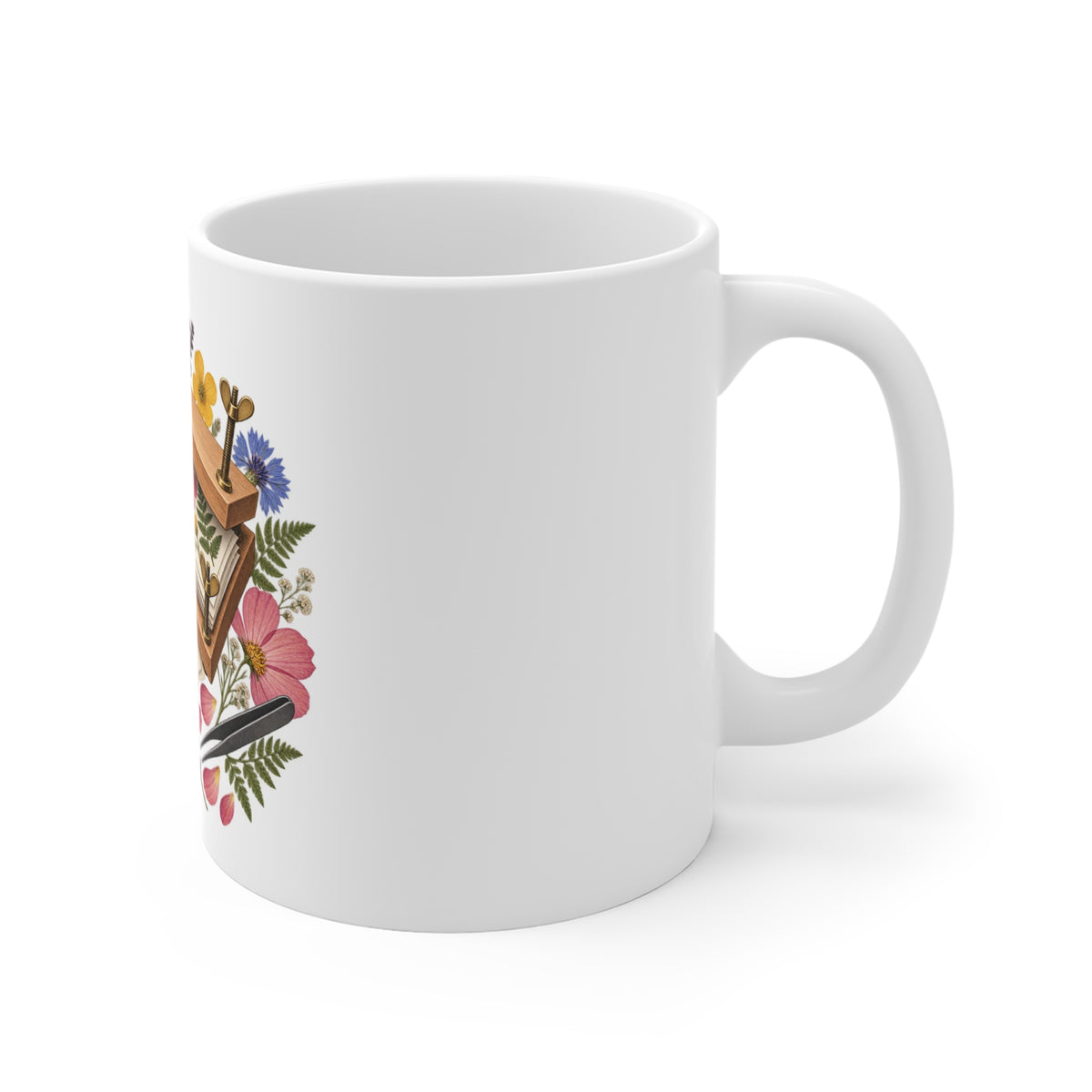 Botanical Flower Press Workshop Mug